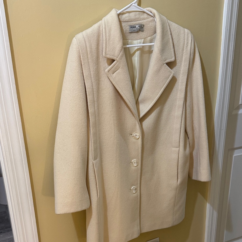 Forecaster of Boston Wool White Pea Coat